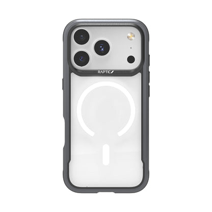 Apple iPhone 17 Pro Max Kılıf M-safe Şarj Özellikli Airbagli Raptic Shield Serisi Şeffaf Arka Yüzey Kapak