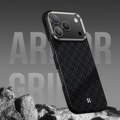 Apple iPhone 17 Pro Max Kılıf M-Safe Şarj Özellikli Benks ArmorAir ArmorGrid Serisi Kevlar Kapak - Görsel 20
