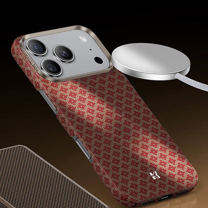 Apple iPhone 17 Pro Max Kılıf M-Safe Şarj Özellikli Benks ArmorAir ArmorGrid Serisi Kevlar Kapak - Görsel 24