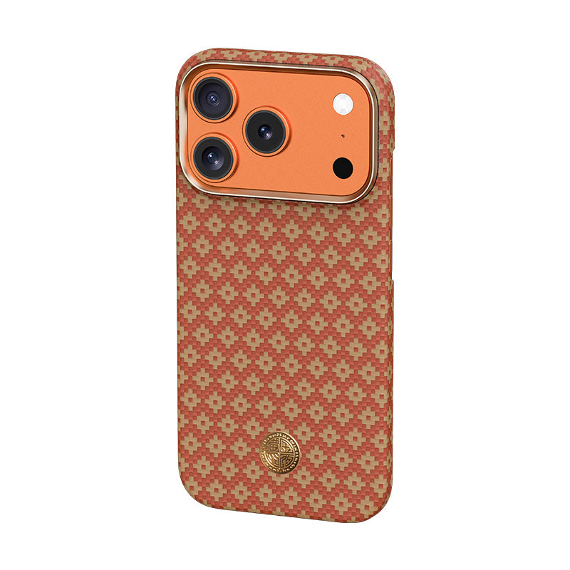 Apple iPhone 17 Pro Max Kılıf M-Safe Şarj Özellikli Benks ArmorAir ArmorGrid Serisi Kevlar Kapak - Görsel 11