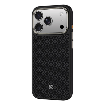 Apple iPhone 17 Pro Max Kılıf M-Safe Şarj Özellikli Benks ArmorPro ArmorGrid Serisi Kevlar Kapak