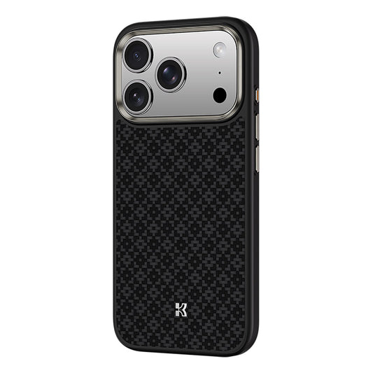 Apple iPhone 17 Pro Max Kılıf M-Safe Şarj Özellikli Benks ArmorPro ArmorGrid Serisi Kevlar Kapak