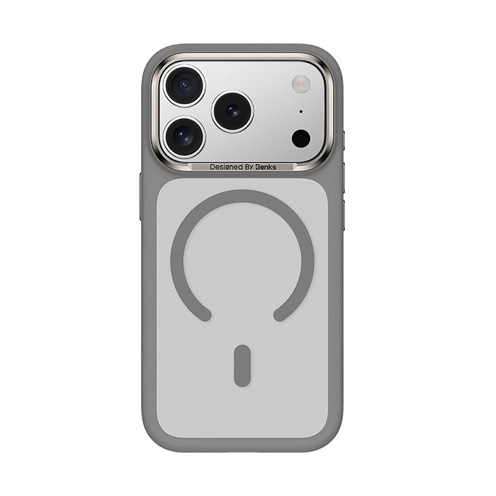 Apple iPhone 17 Pro Max Kılıf M-Safe Şarj Özellikli Benks Mist C-Magnet Kapak - Görsel 3