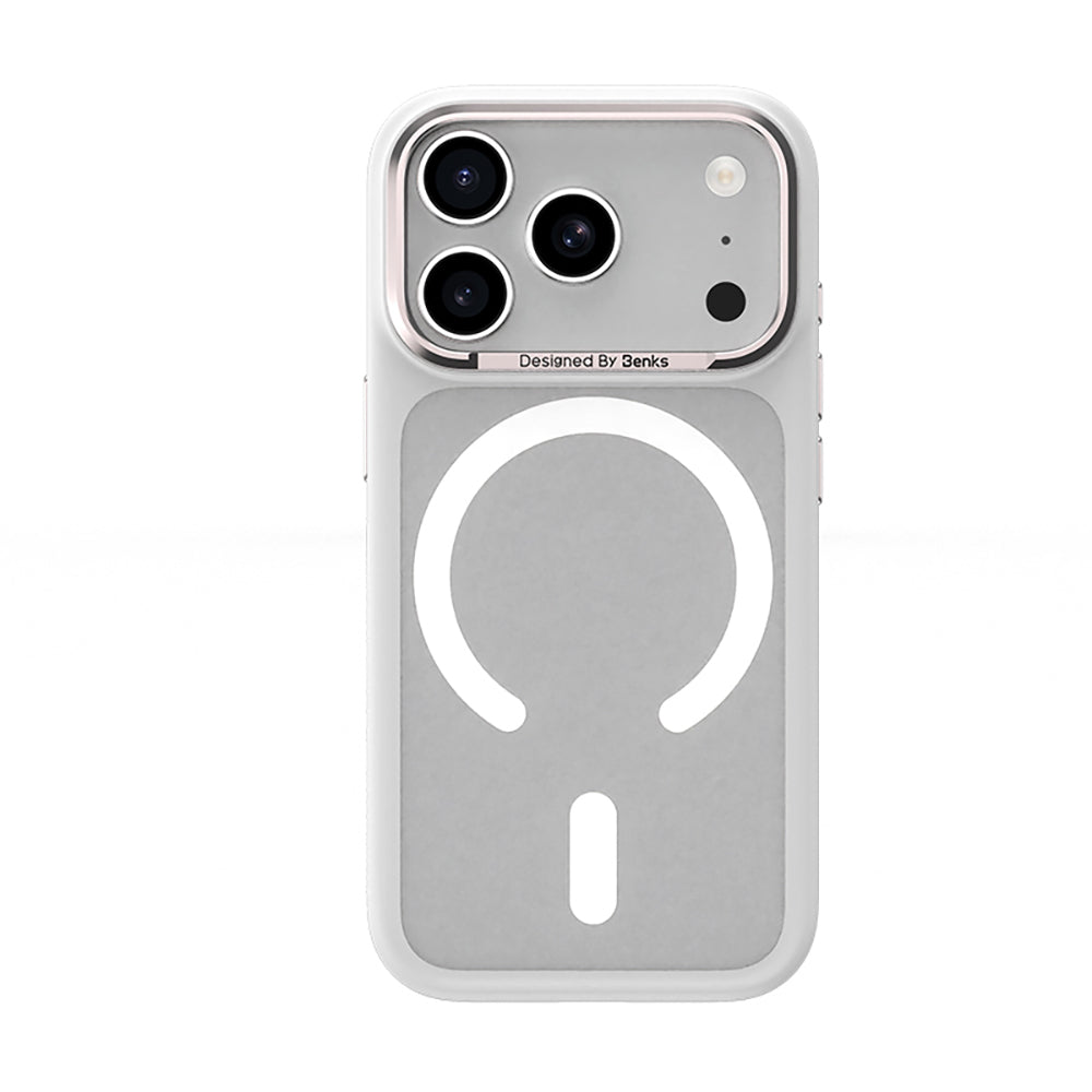 Apple iPhone 17 Pro Max Kılıf M-Safe Şarj Özellikli Benks Mist C-Magnet Kapak - Görsel 6