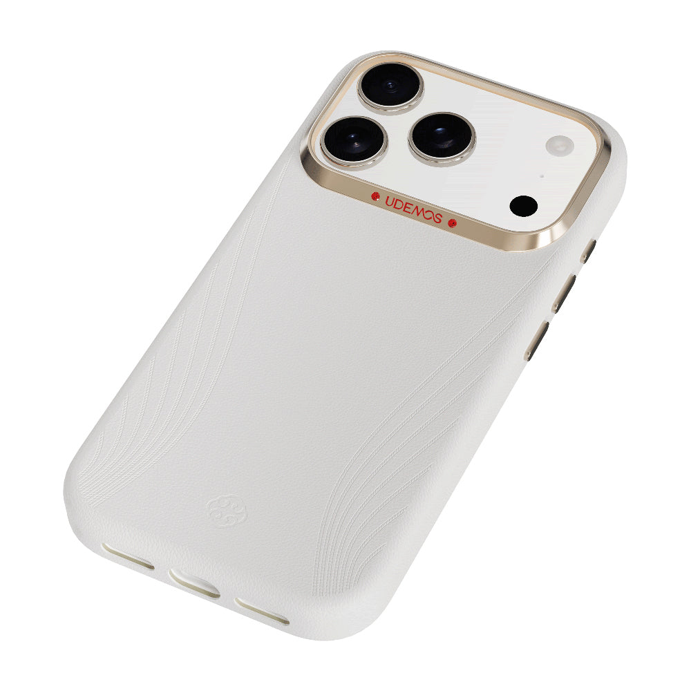 Apple iPhone 17 Pro Max Kılıf M-Safe Şarj Özellikli Çizgili Udemos Freedom Serisi Kapak - Görsel 3