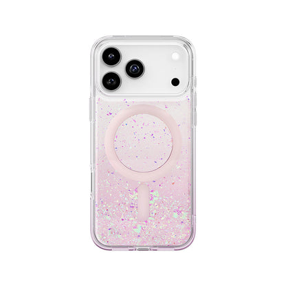 Apple iPhone 17 Pro Max Kılıf M-safe Şarj Özellikli Hologram Parçalı Coehl Rosara Kapak - Görsel 2