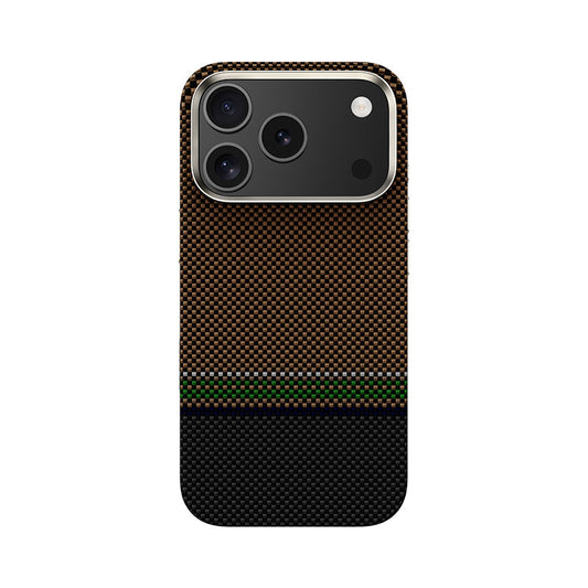 Apple iPhone 17 Pro Max Kılıf M-safe Şarj Özellikli Karbon Fiber Tasarımlı Benks Prestige ArmorPro Kevlar Kapak