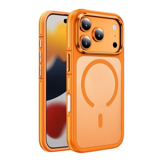 Apple iPhone 17 Pro Max Kılıf M-safe Şarj Özellikli Mat Görünümlü Wlons Vevo Kapak
