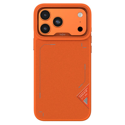 Apple iPhone 17 Pro Max Kılıf M-safe Şarj Özellikli O-Ring Metal Kamera Çerçeveli Kajsa Matrix Collection Kapak - Görsel 9
