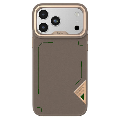 Apple iPhone 17 Pro Max Kılıf M-safe Şarj Özellikli O-Ring Metal Kamera Çerçeveli Kajsa Matrix Collection Kapak - Görsel 11