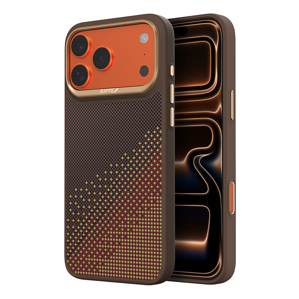 Apple iPhone 17 Pro Max Kılıf M-safe Şarj Özellikli Raptic Aramid Dual Serenity Serisi Kapak - Görsel 9