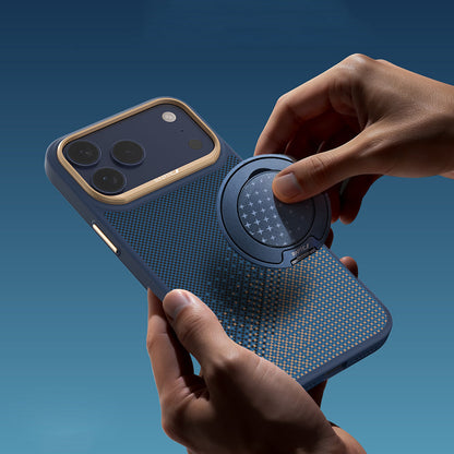 Apple iPhone 17 Pro Max Kılıf M-safe Şarj Özellikli Raptic Aramid Dual Serenity Serisi Kapak - Görsel 6