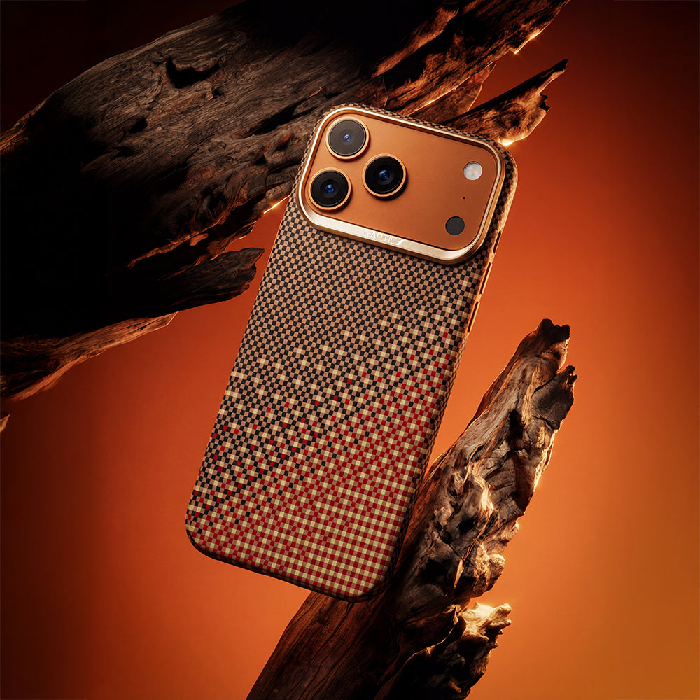 Apple iPhone 17 Pro Max Kılıf M-safe Şarj Özellikli Raptic Aramid Skin Serenity Serisi Kapak - Görsel 4