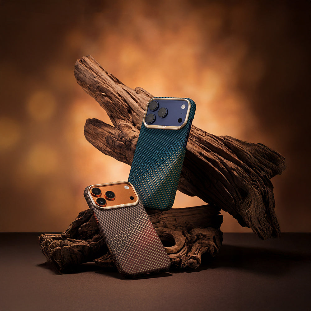 Apple iPhone 17 Pro Max Kılıf M-safe Şarj Özellikli Raptic Aramid Skin Serenity Serisi Kapak - Görsel 6