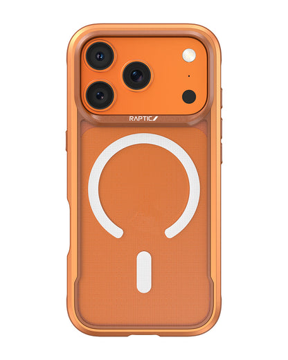 Apple iPhone 17 Pro Max Kılıf M-safe Şarj Özellikli Raptic Shield Classic Serisi Şeffaf Arka Yüzey C-Magnet Kapak - Görsel 2