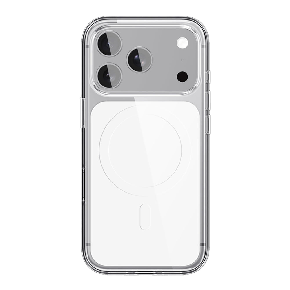 Apple iPhone 17 Pro Max Kılıf M-safe Şarj Özellikli Şeffaf Tasarımlı Wlons Apel Kapak - Görsel 3