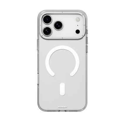 Apple iPhone 17 Pro Max Kılıf M-safe Şarj Özellikli Şeffaf Youngkit Crystal Shield Serisi Kapak - Görsel 3