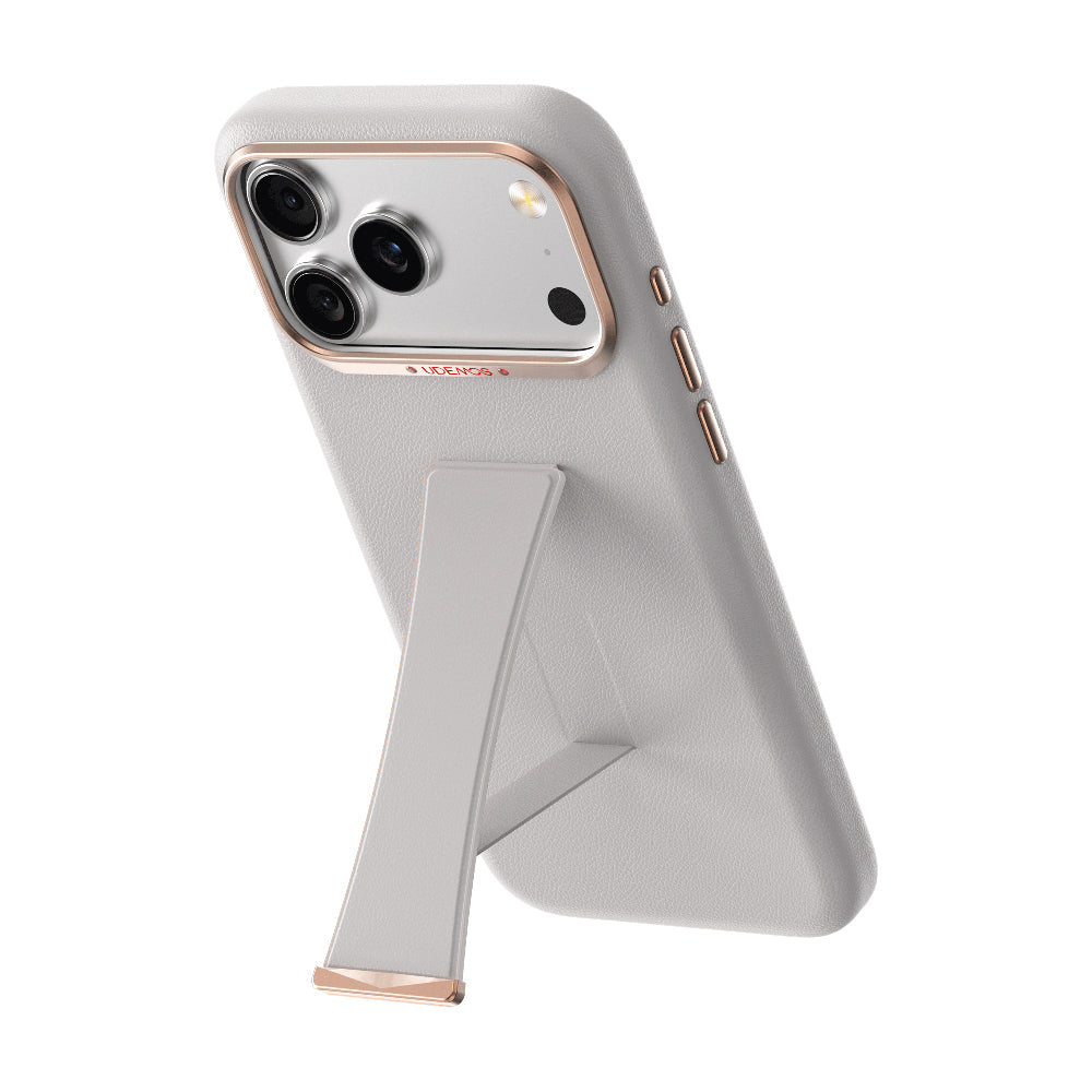 Apple iPhone 17 Pro Max Kılıf M-Safe Şarj Özellikli Standlı Udemos İndependence Serisi Kapak - Görsel 4
