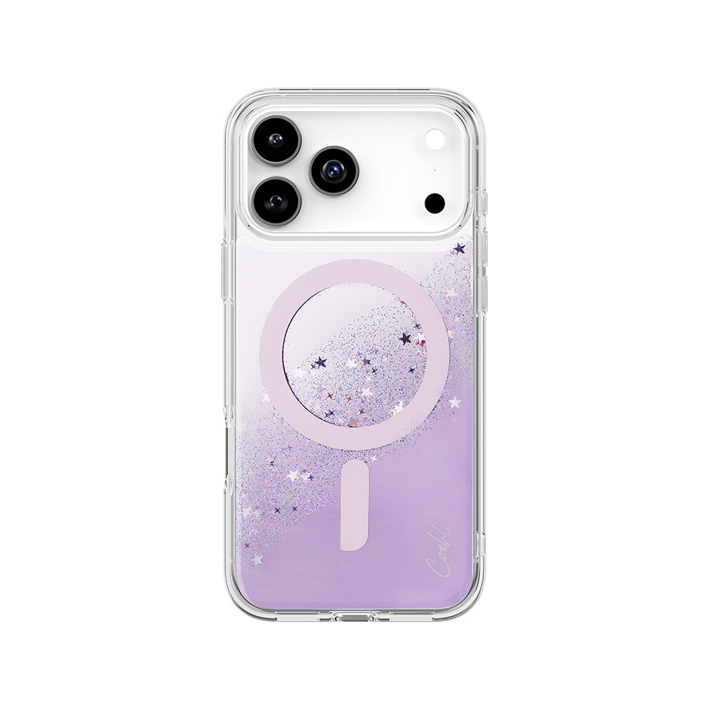Apple iPhone 17 Pro Max Kılıf M-safe Şarj Özellikli Yıldız Simli Arka Yüzey Coehl Lyra Kapak - Görsel 2