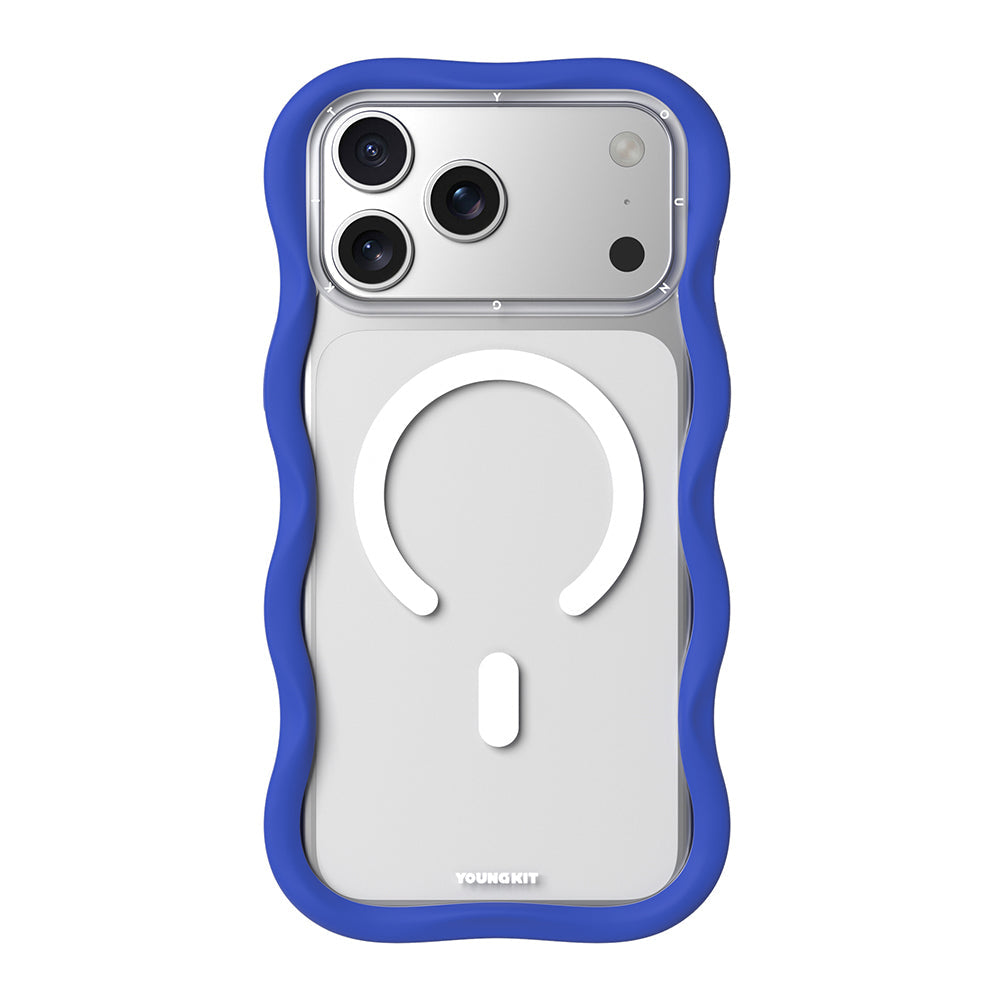 Apple iPhone 17 Pro Max Kılıf M-safe Şarj Özellikli Youngkit Wave Clear Serisi Kapak - Görsel 2