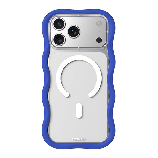 Apple iPhone 17 Pro Max Kılıf M-safe Şarj Özellikli Youngkit Wave Clear Serisi Kapak
