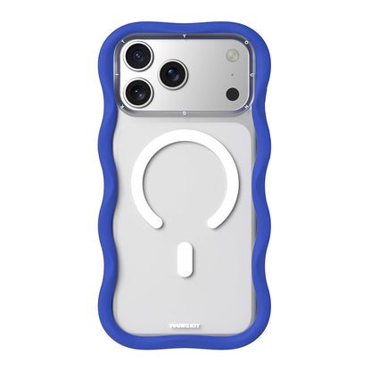 Apple iPhone 17 Pro Max Kılıf M-safe Şarj Özellikli Youngkit Wave Matte Serisi Kapak - Görsel 2