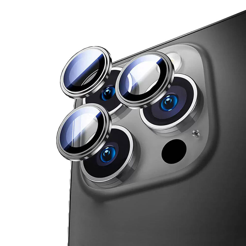 Apple iPhone 17 Pro Max Wiwu Lens Guard Metal Kamera Lens Koruyucu - Görsel 3