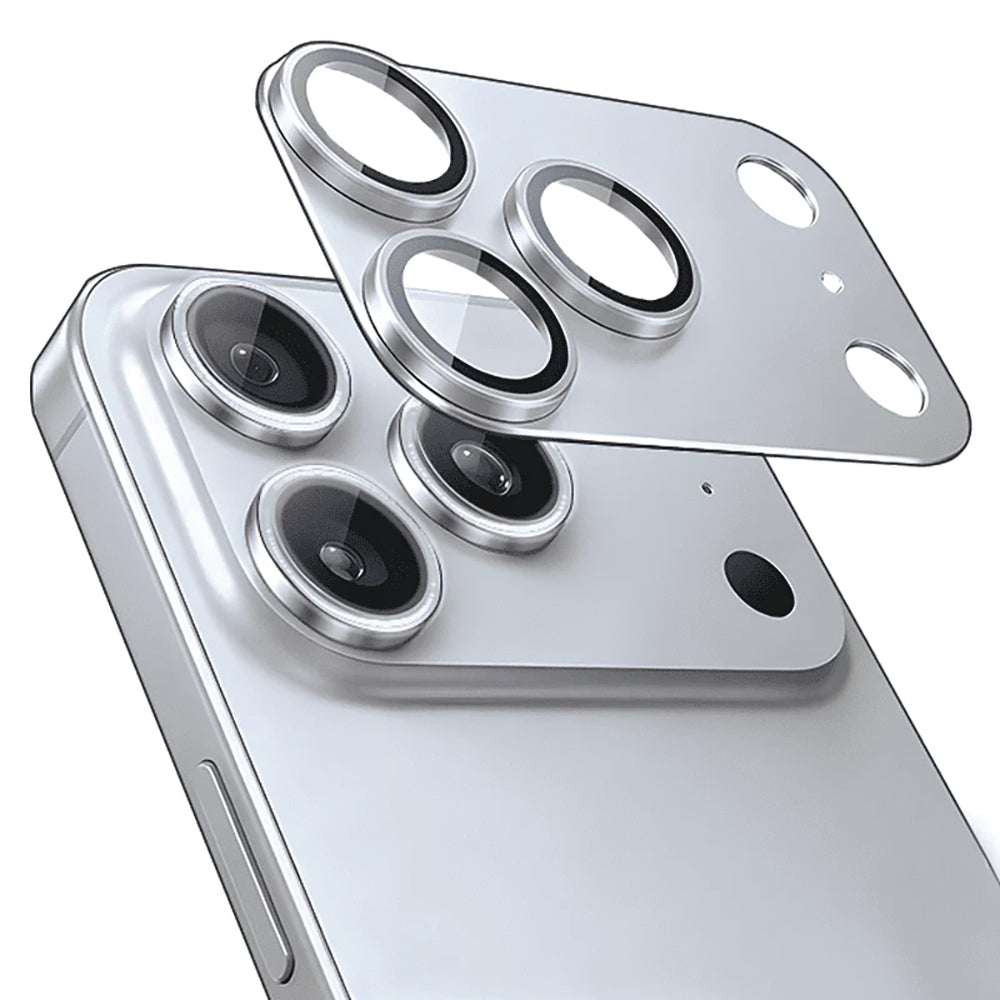Apple iPhone 17 Pro Mohseven Alüminyum Kaplamalı Safir Anti Reflective Kamera Lens Koruyucu - Görsel 4