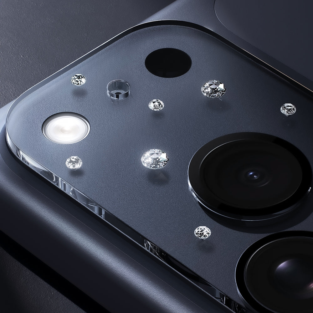 Apple iPhone 17 Pro Pynana Diamond Sky Serisi Taşlı Kamera Lens Koruyucu - Görsel 9