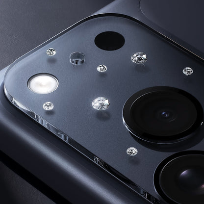 Apple iPhone 17 Pro Pynana Diamond Sky Serisi Taşlı Kamera Lens Koruyucu - Görsel 9