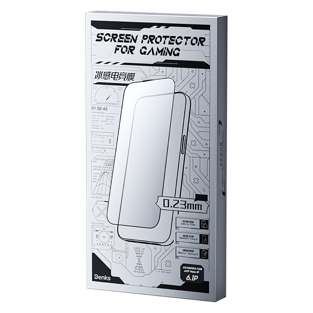 Apple iPhone 17E Benks Gaming Anti-Dust Toz Önleyici Mat Cam Ekran Koruyucu - Görsel 3