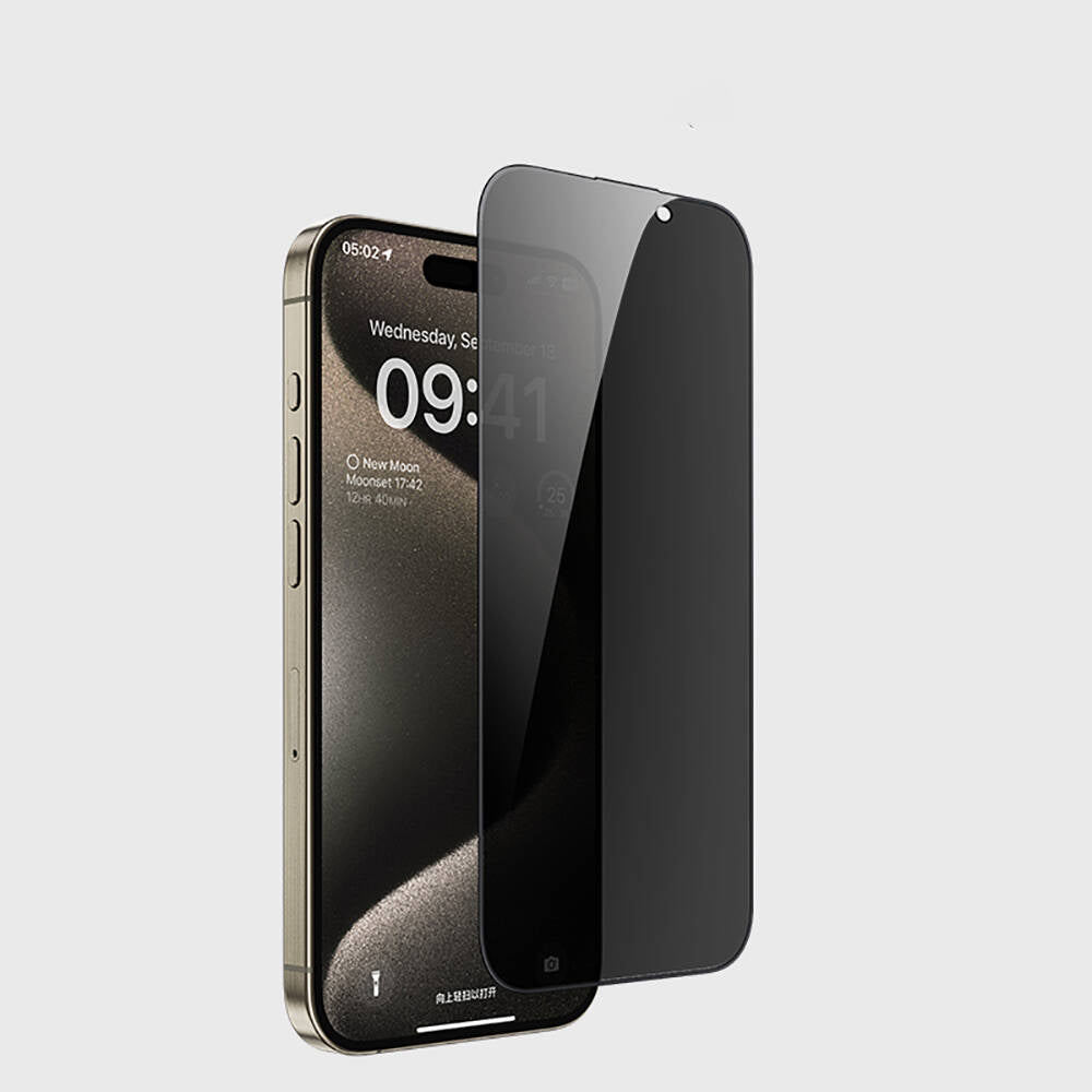 Apple iPhone 17E Casebang Privacy Hayalet Ekran Koruyucu + Kolay Uygulama Aparatı - Görsel 3