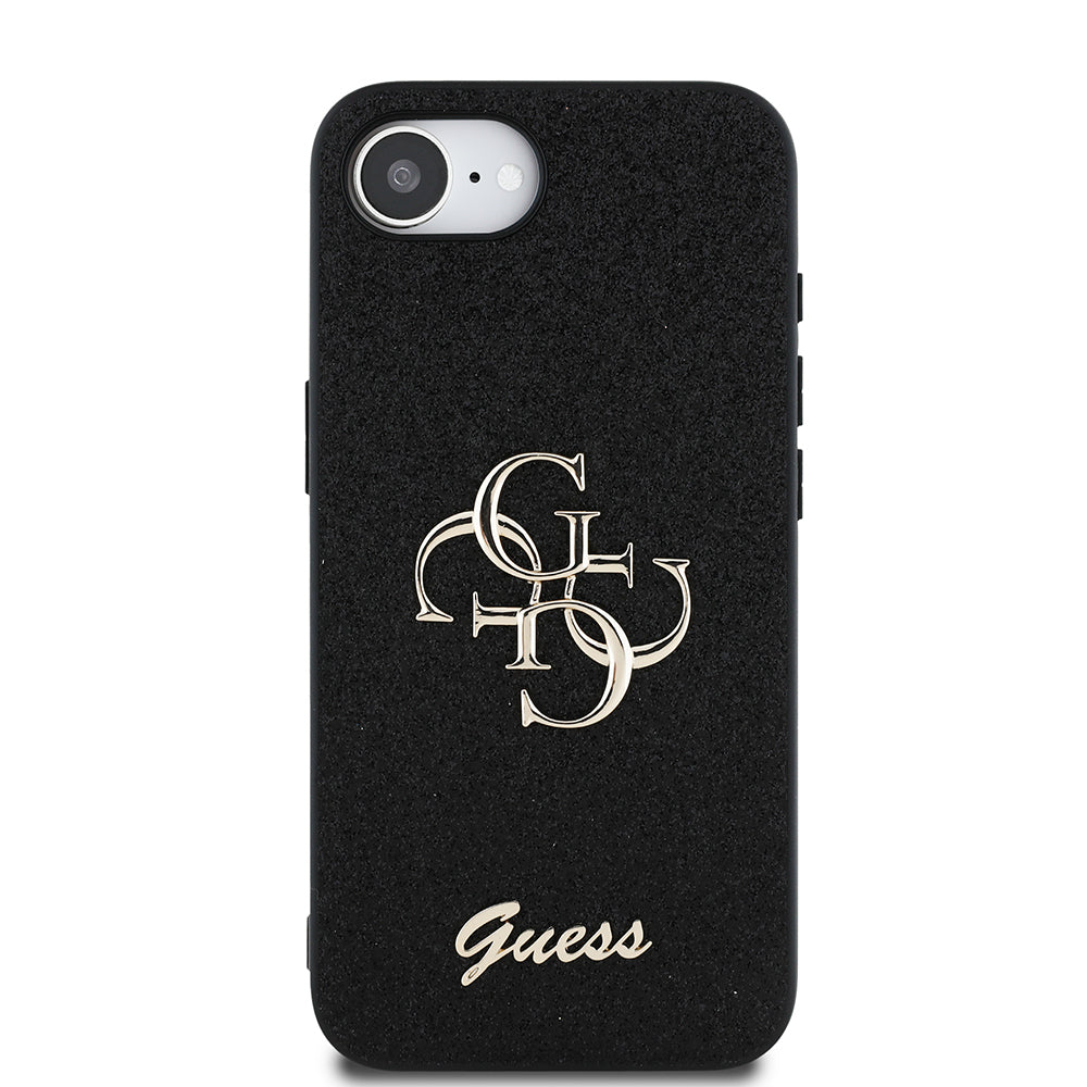 Apple iPhone 17E Kılıf Guess Orjinal Lisanslı 4G Büyük Metal Logolu Glitter Kapak - Görsel 9