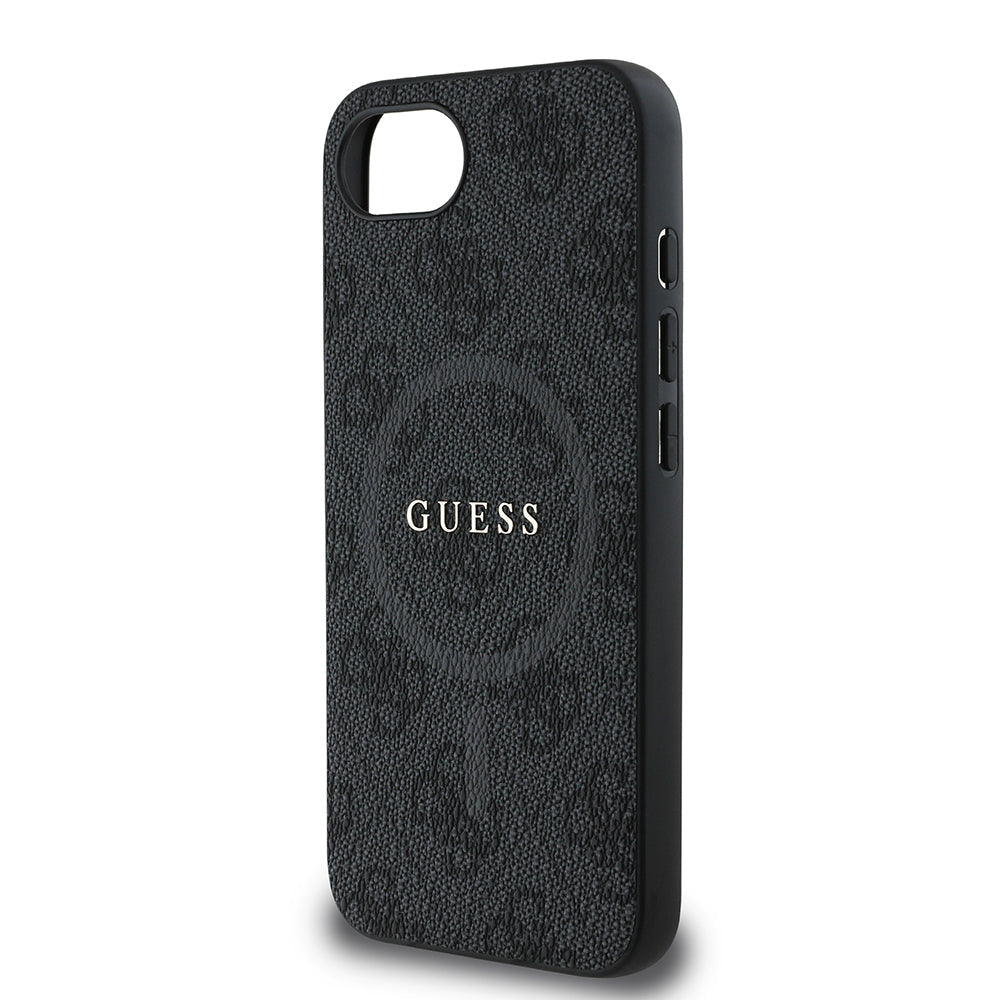 Apple iPhone 17E Kılıf Guess Orjinal Lisanslı M-safe Şarj Özellikli PU Halkalı 4G Desenli Yazı Logolu Kapak - Görsel 10