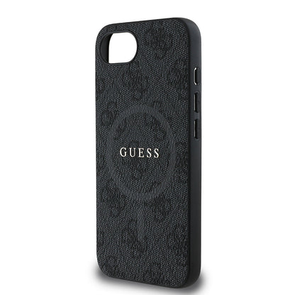 Apple iPhone 17E Kılıf Guess Orjinal Lisanslı M-safe Şarj Özellikli PU Halkalı 4G Desenli Yazı Logolu Kapak - Görsel 10