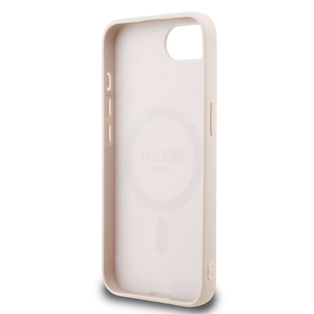Apple iPhone 17E Kılıf Guess Orjinal Lisanslı M-safe Şarj Özellikli Small 4G Classic Kapak - Görsel 4