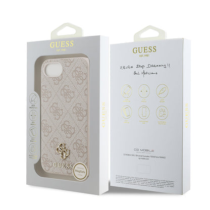Apple iPhone 17E Kılıf Guess Orjinal Lisanslı M-safe Şarj Özellikli Small 4G Classic Kapak - Görsel 6