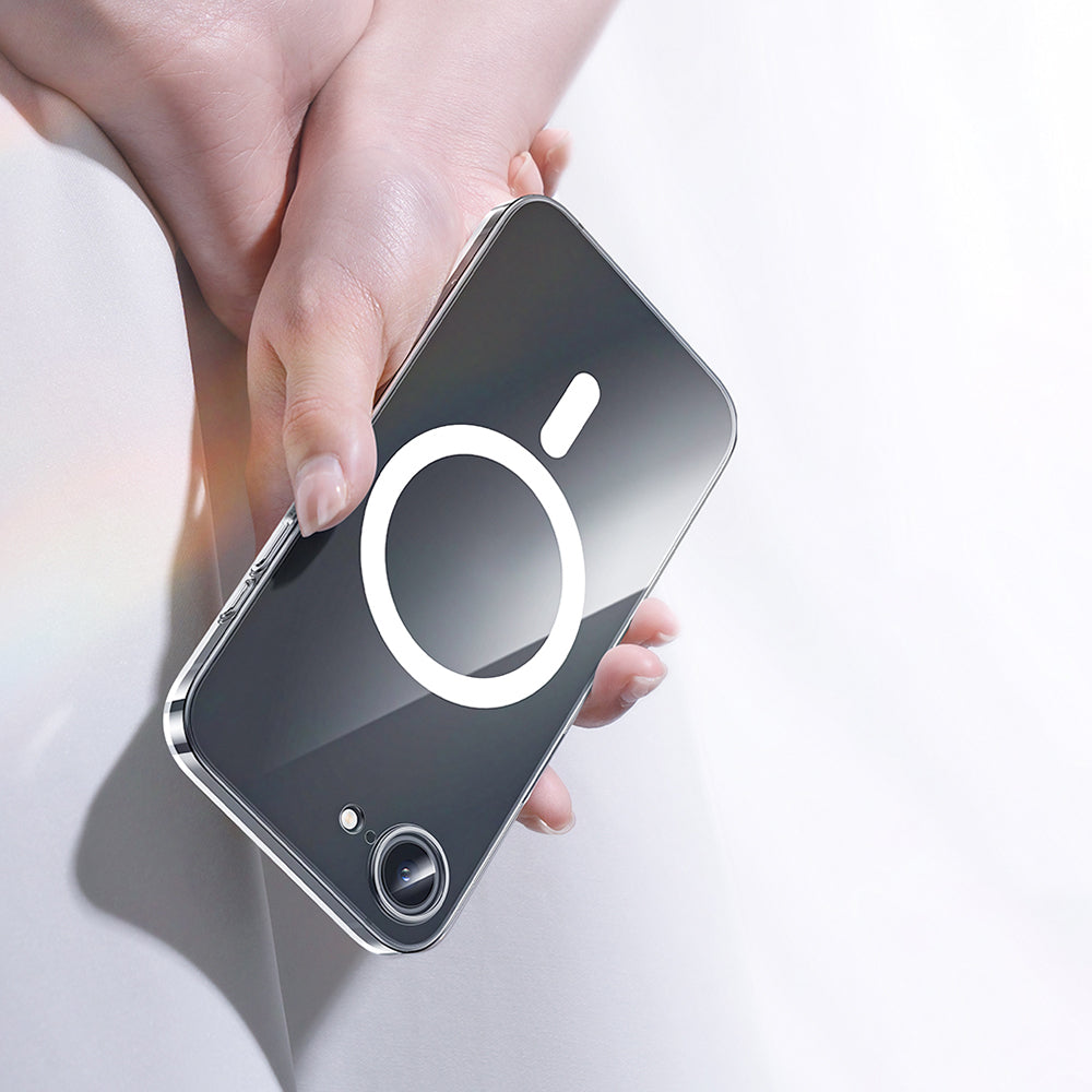 Apple iPhone 17E Kılıf M-safe Şarj Özellikli Benks Crystal Serisi Şeffaf Kapak - Görsel 3