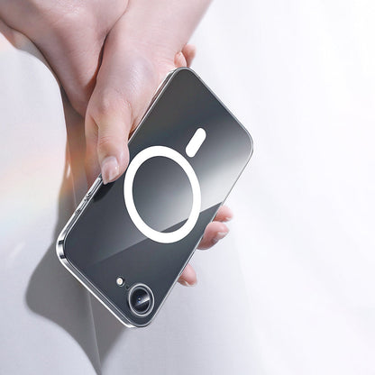 Apple iPhone 17E Kılıf M-safe Şarj Özellikli Benks Crystal Serisi Şeffaf Kapak - Görsel 3