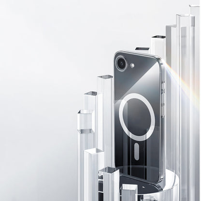 Apple iPhone 17E Kılıf M-safe Şarj Özellikli Benks Crystal Serisi Şeffaf Kapak - Görsel 4