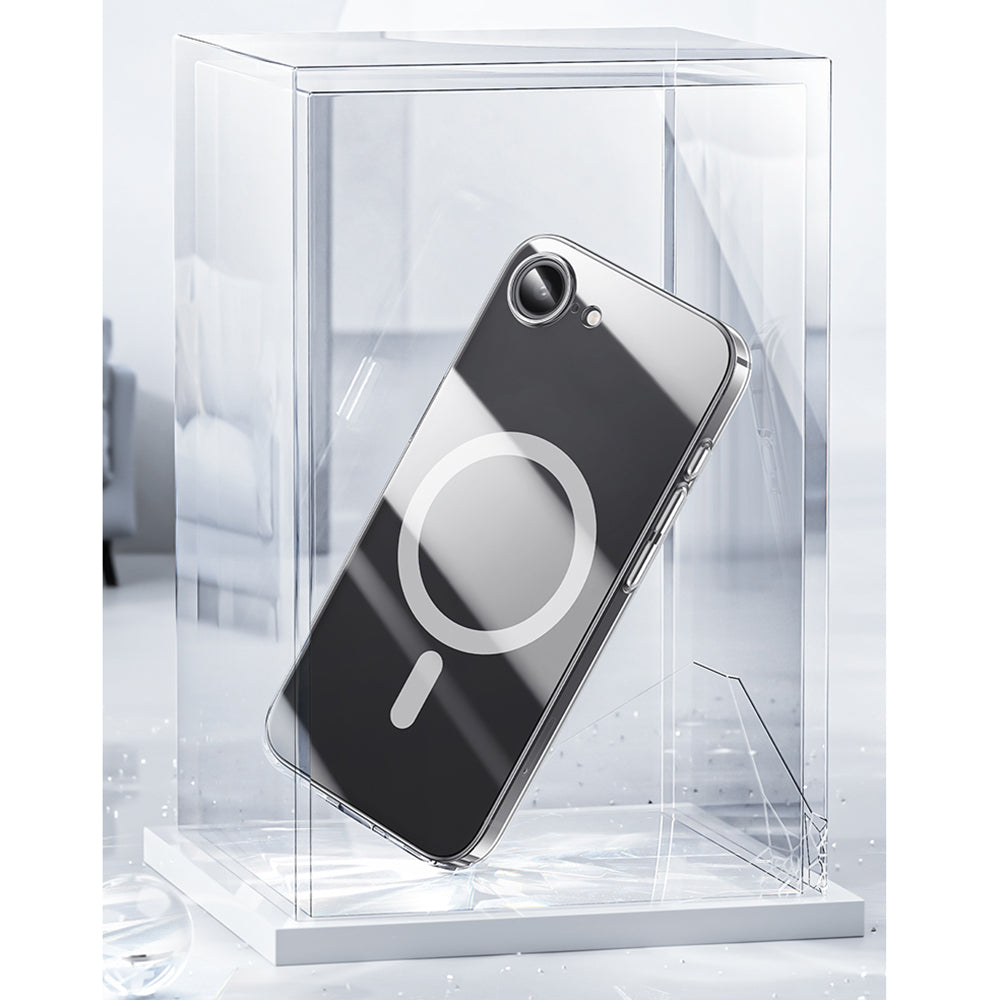 Apple iPhone 17E Kılıf M-safe Şarj Özellikli Benks Crystal Serisi Şeffaf Kapak - Görsel 6