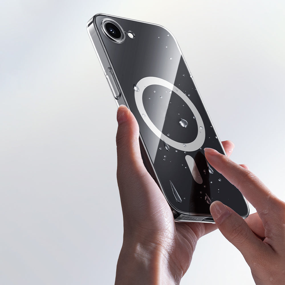 Apple iPhone 17E Kılıf M-safe Şarj Özellikli Benks Crystal Serisi Şeffaf Kapak - Görsel 9