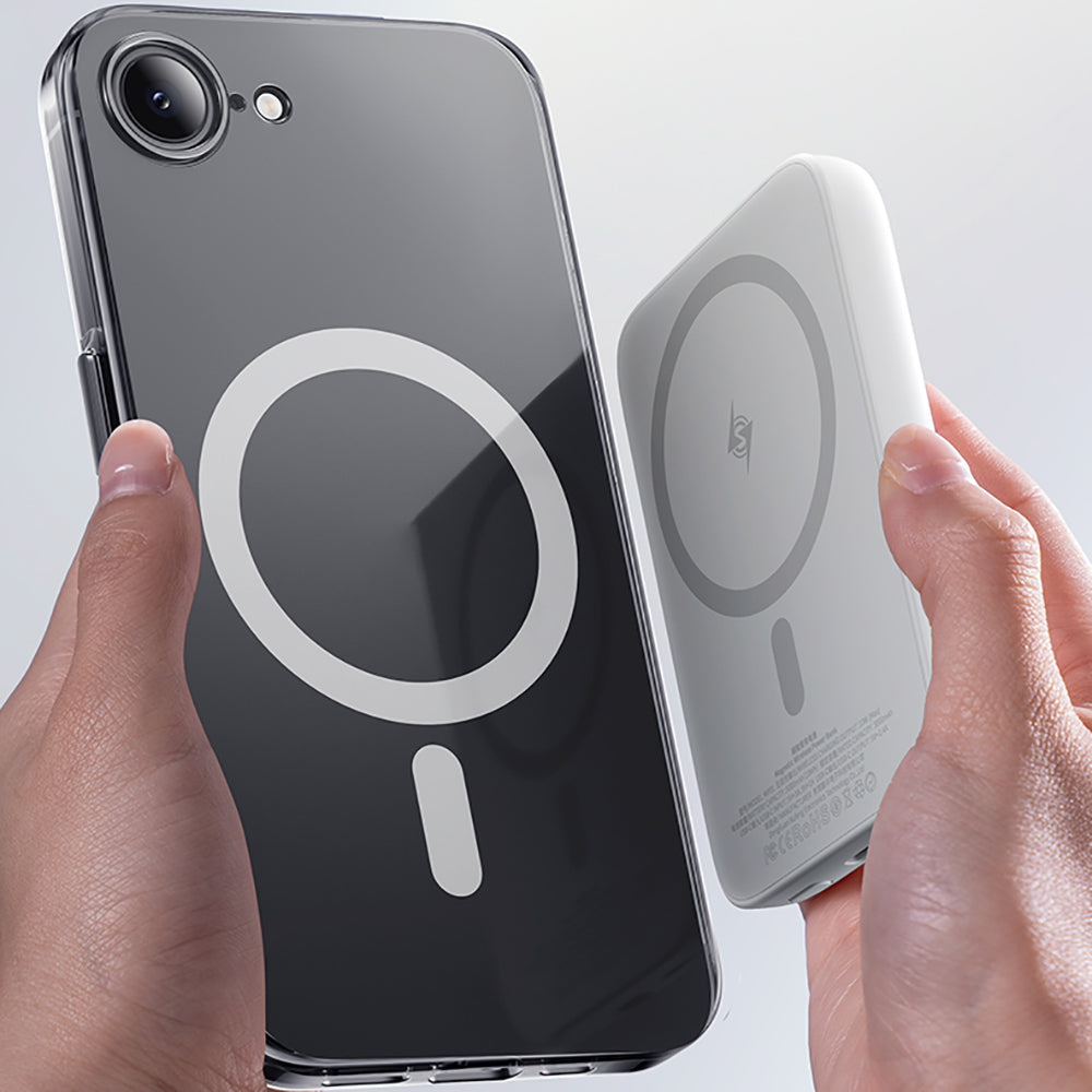 Apple iPhone 17E Kılıf M-safe Şarj Özellikli Benks Crystal Serisi Şeffaf Kapak - Görsel 10