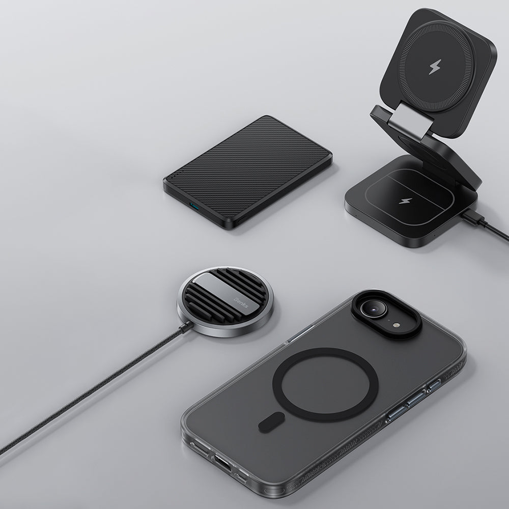 Apple iPhone 17E Kılıf M-safe Şarj Özellikli Benks Lucid Armor Kapak - Görsel 12