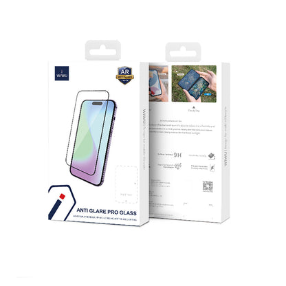 Apple iPhone 17E Wiwu CZ-003 Mavi Işık Teknolojili Hidrofobik ve Oleofobik Parlama Önleyici Cam Ekran Koruyucu - Görsel 8