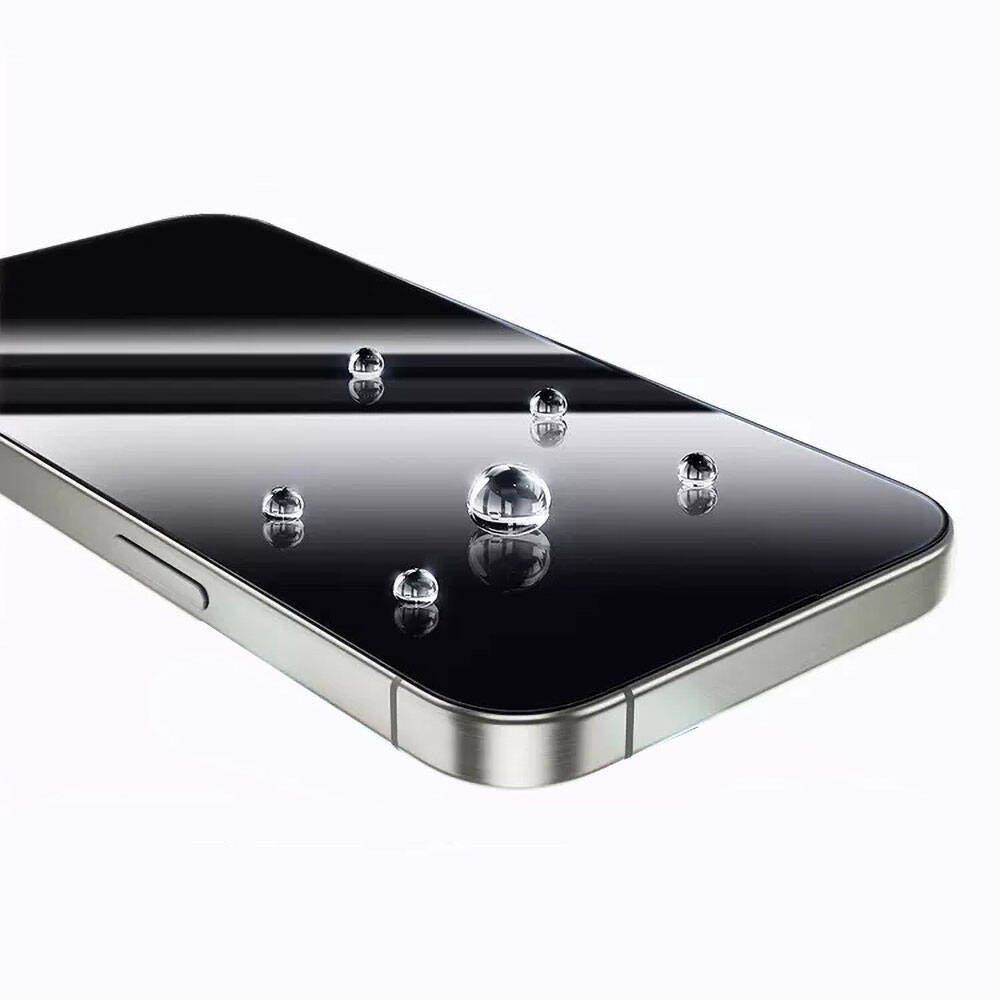 Apple iPhone 17E Wiwu GT-008 Polimer Oleofobik Kaplama Şeffaf Pürüzsüz Temperli Cam Ekran Koruyucu 10'lu Paket - Görsel 2