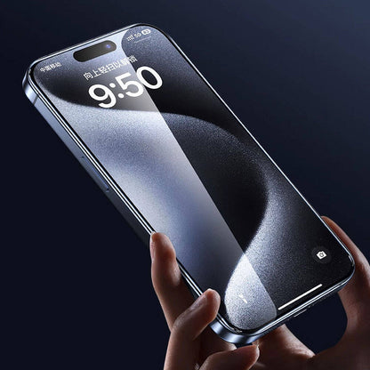 Apple iPhone 17E Wiwu GT-008 Polimer Oleofobik Kaplama Şeffaf Pürüzsüz Temperli Cam Ekran Koruyucu 10'lu Paket - Görsel 4