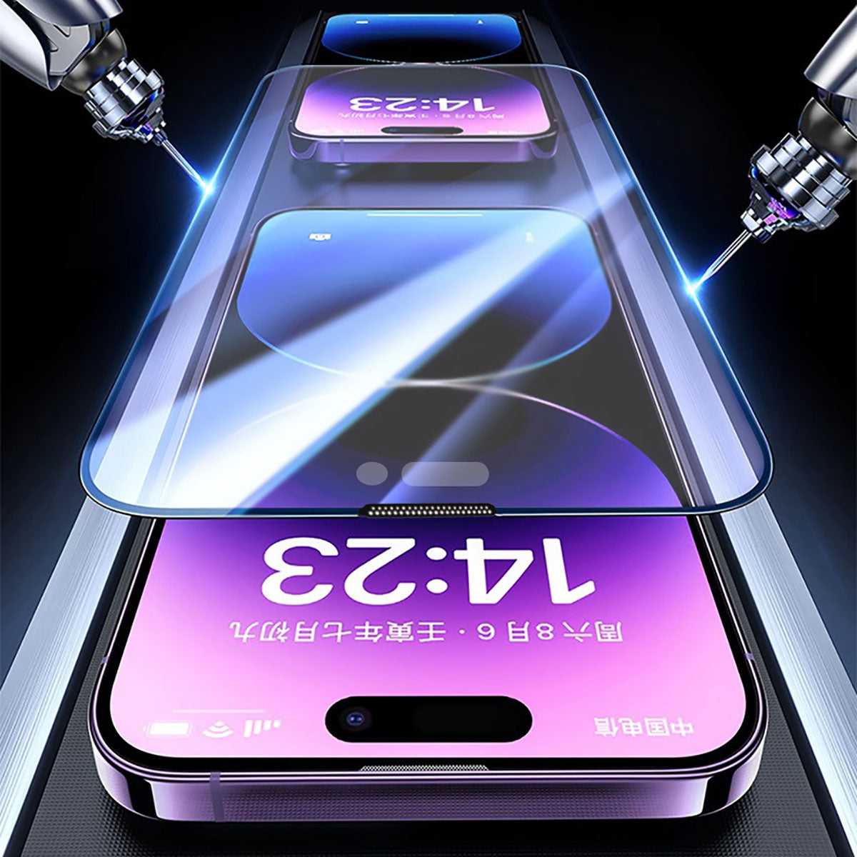 Apple iPhone 17E Wiwu iVista Screen Matte Ultra Güçlü Temperli Mat Ekran Koruyucu - Görsel 2