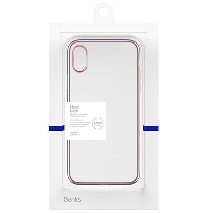Apple iPhone X Benks Magic Glitz Ultra-Thin Transparent Protective Soft Kapak - Görsel 7