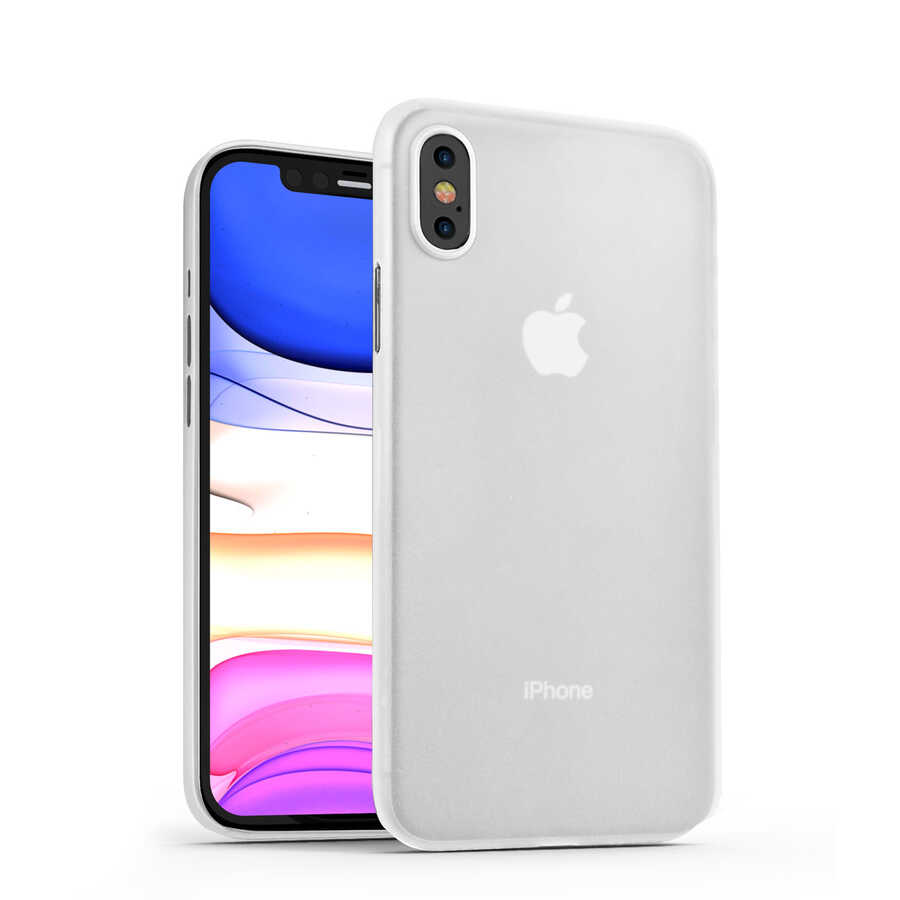 Apple iPhone X Kılıf Wiwu Skin Nano PP Kapak - Görsel 3